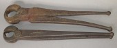 2 SIGNED NAIL PINCERSca. early