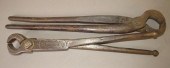 2 SIGNED NAIL PINCERSca. mid 1