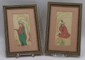(2) SIGNED PERSIAN MINIATURES