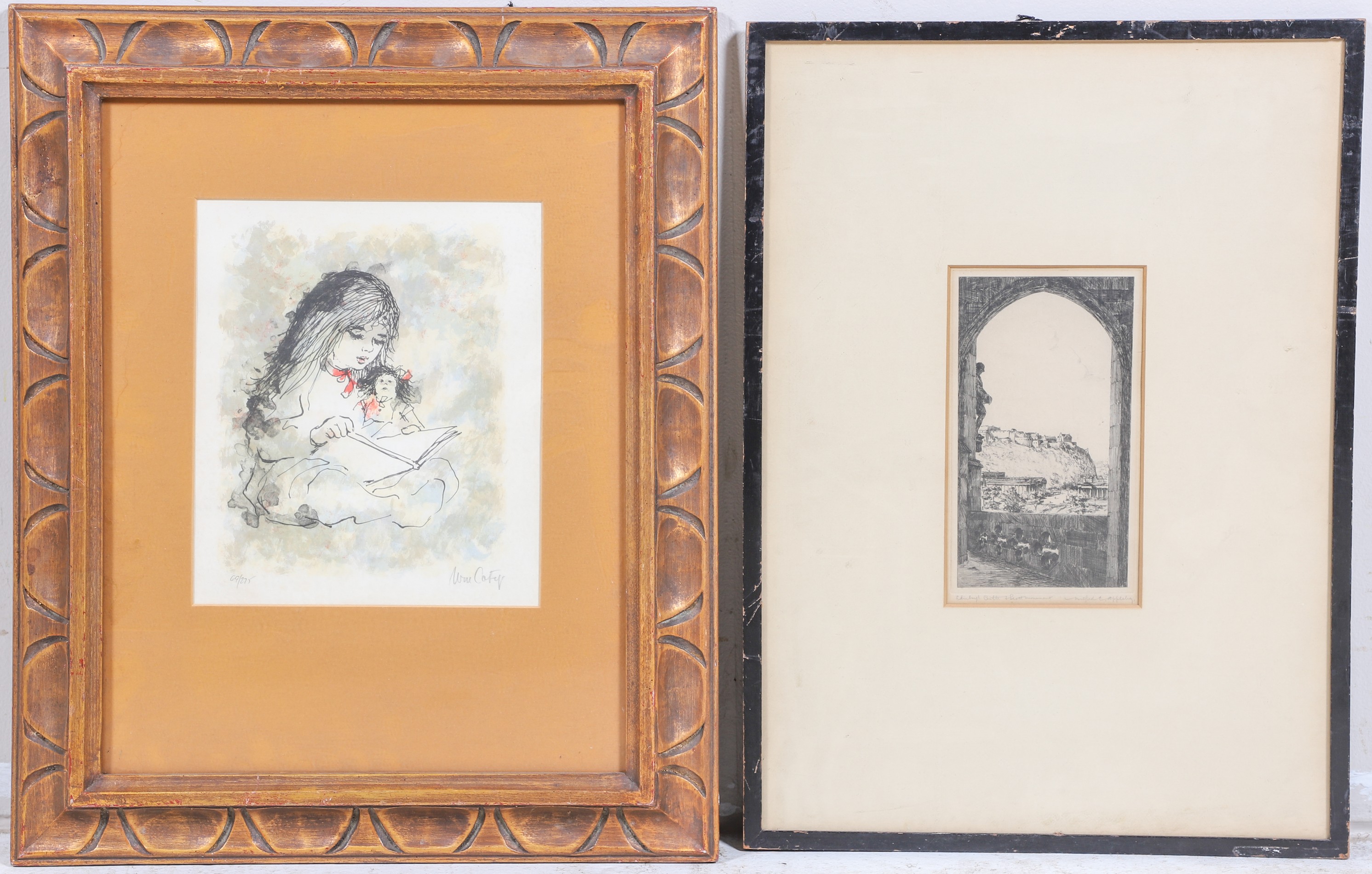 2 Signed Prints "Edinburgh