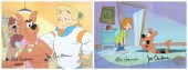 (2) Signed Scooby Doo producti