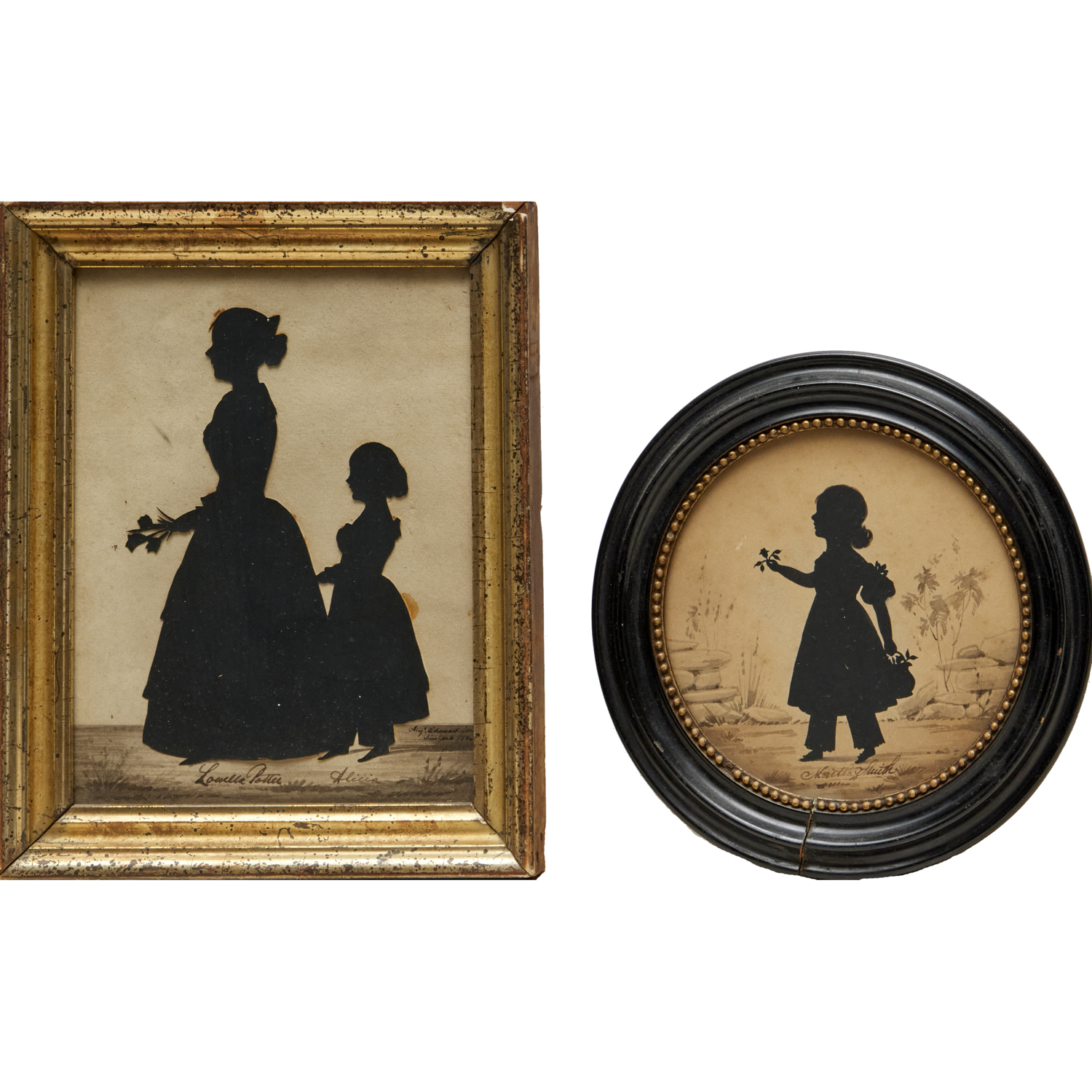 (2) SILHOUETTE PORTRAITS, INCL.