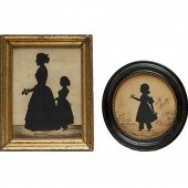 (2) SILHOUETTE PORTRAITS, INCL
