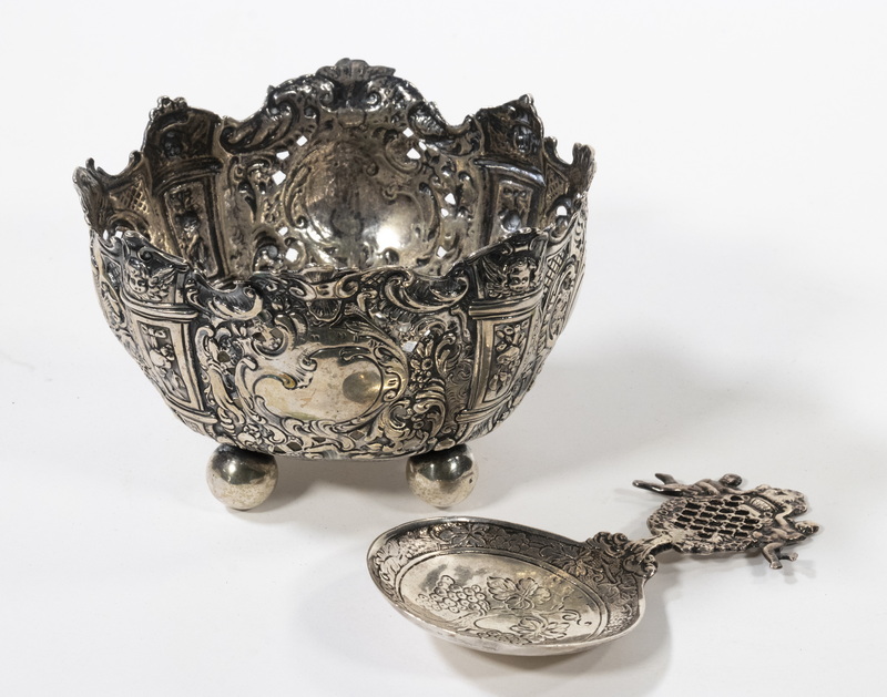 (2) SILVER ACCESSORIES Group of (2)