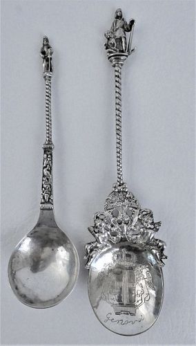 2 SILVER APOSTLE SPOONSLot of 2
