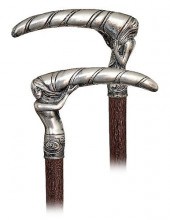 2. SILVER ART NOUVEAU CANE -CA