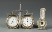 2 Silver Barometers 105. 2 Sil