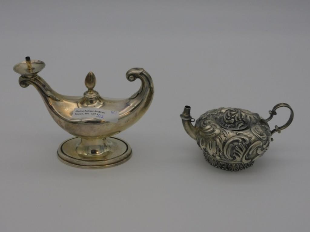 (2) SILVER CIGAR LIGHTERS. TO