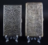 2 SILVER CIGARETTE CASESItalia