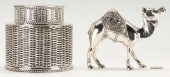 2 SILVER ITEMS, INCL. DROMEDAR