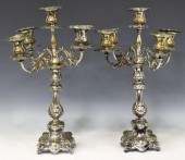 2) SILVER PLATE CONVERTIBLE FI