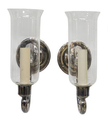 (2) SILVER PLATE SINGLE-LIGHT