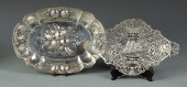 2 Silver Trays 118. 2 Silver T