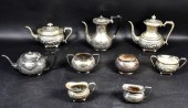 2 SILVERPLATE TEA SETS2 silver