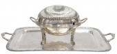 (2) SILVERPLATE TRAY & SHEFFIE