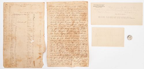 2 SLAVE DOCUMENTS, NASHVILLE TN &