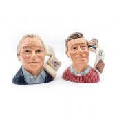 2 SM ROYAL DOULTON CHARACTER J