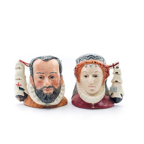 2 SM ROYAL DOULTON CHARACTER