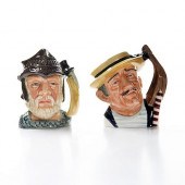 2 SM ROYAL DOULTON CHARACTER J