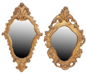 (2) SMALL ITALIAN GILTWOOD CAR