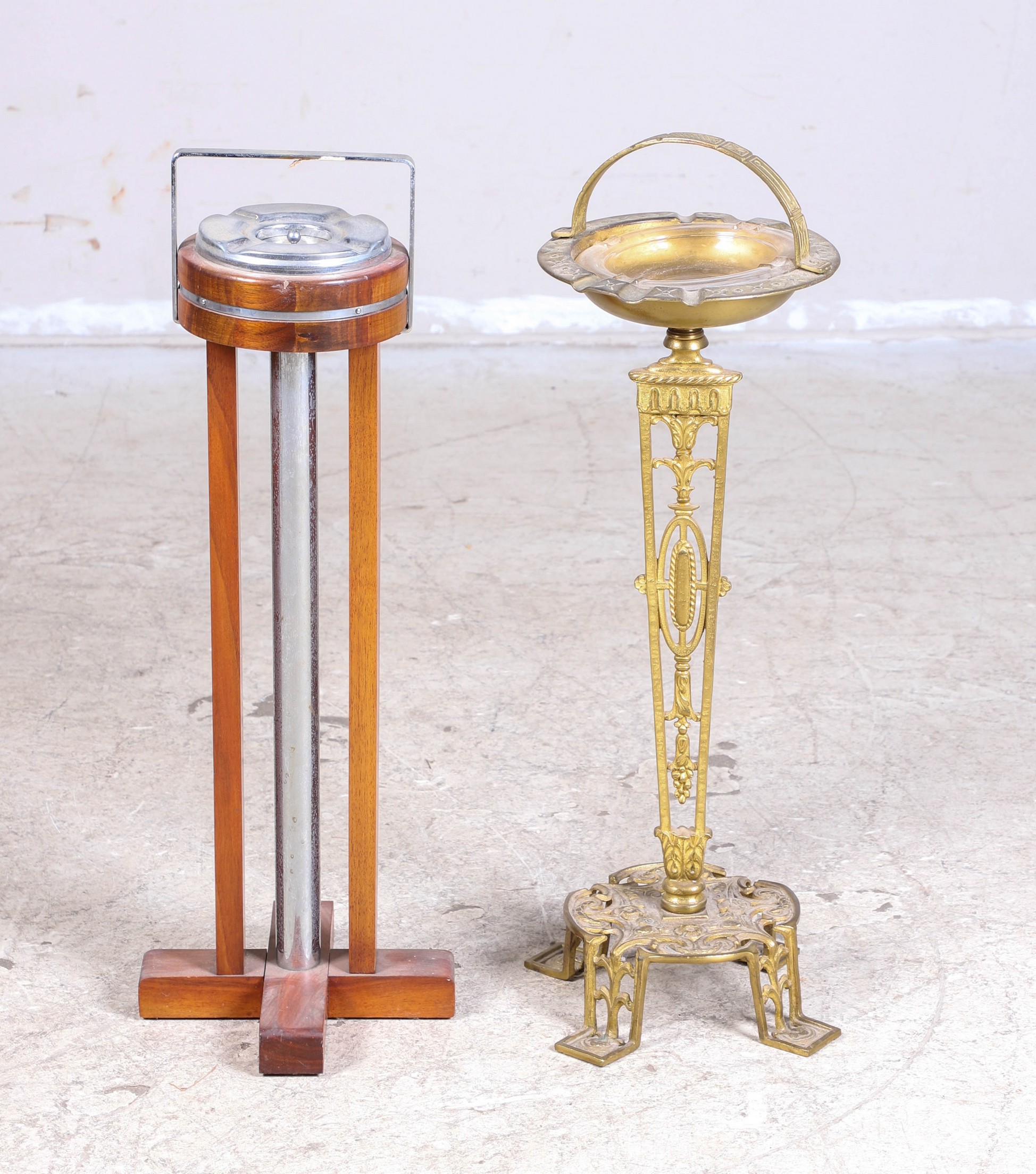 (2) Smoking stands, c/o Modern