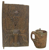 (2) SOUTH ASIAN CARVED HARDWOO