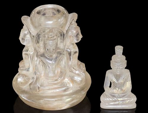 (2) SOUTHEAST ASIAN ROCK CRYSTAL