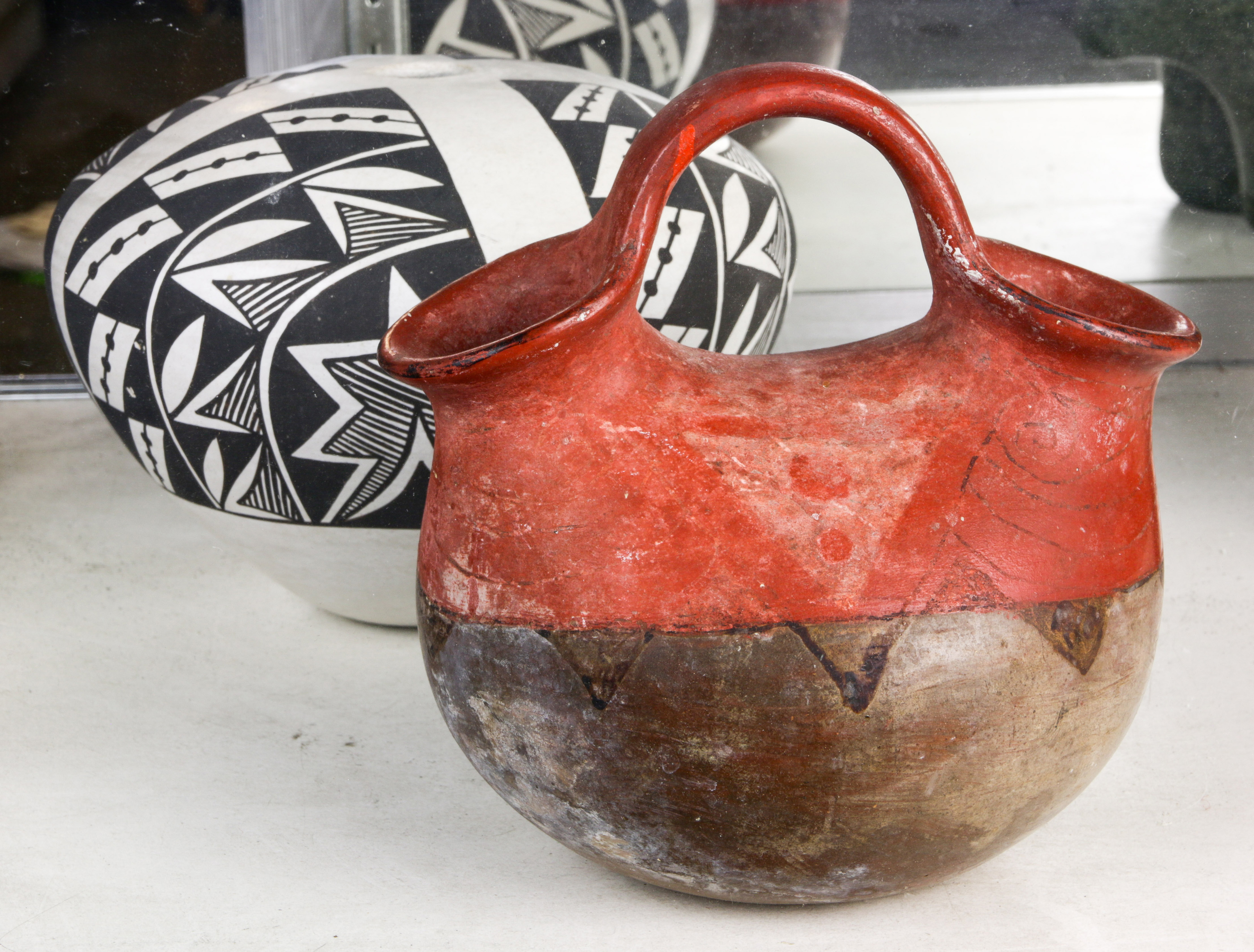 (2) SOUTHWEST POTS: ACOMA N. MEX.