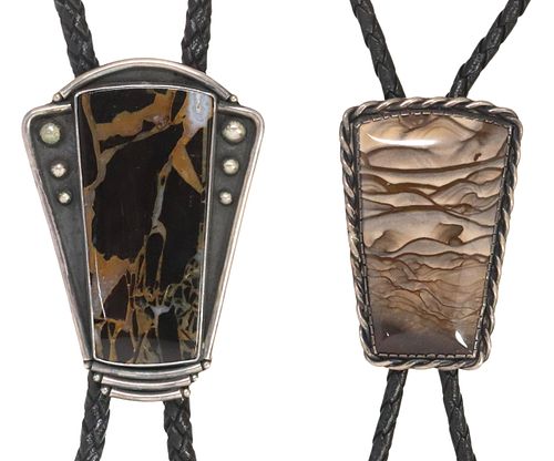 (2) SOUTHWEST SILVER &AMP; JASPER