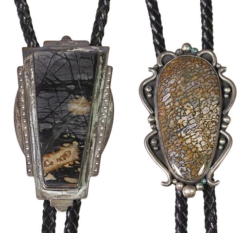 (2) SOUTHWEST STERLING SILVER GEM