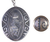 (2) SOUTHWEST STYLE SILVER OVE
