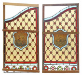 (2) SPANISH ARCHITECTURAL STAI