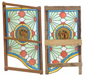 (2) SPANISH ARCHITECTURAL STAI