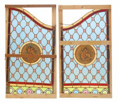 (2) SPANISH ARCHITECTURAL STAI