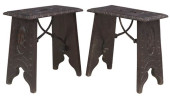 (2) SPANISH BAROQUE STYLE CARV