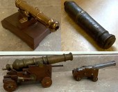 (2) SPANISH CANNON, STEEL CANN
