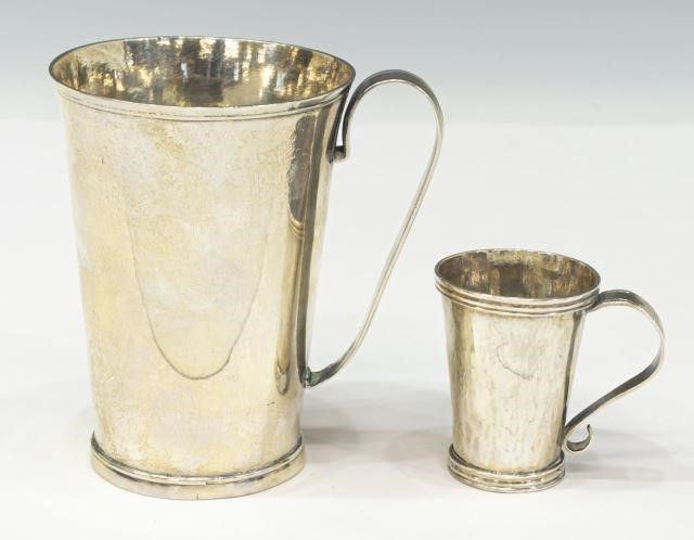 (2) SPANISH COLONIAL SILVER HANDLED