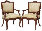 (2) SPANISH LOUIS XV STYLE MAH
