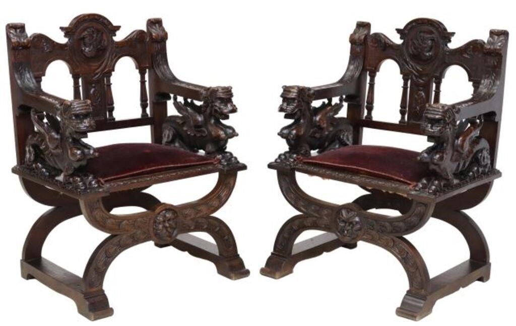 (2) SPANISH RENAISSANCE REVIVAL