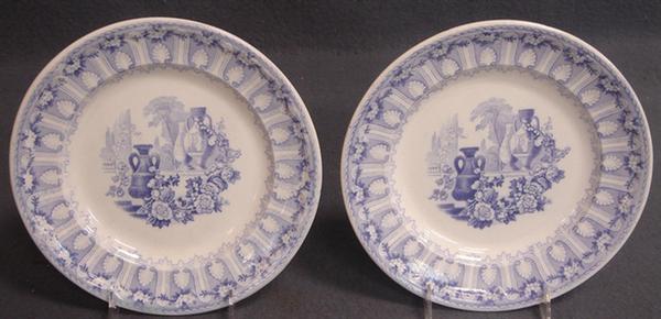 2 Staffordshire light mulberry