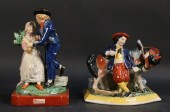 2 STAFFORDSHIRE PORCELAIN FIGU