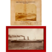 (2) STEAMSHIP PHOTOGRAPHS, EX-