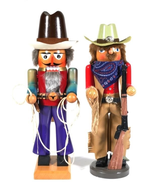 2 STEINBACH COWBOY NUTCRACKERS