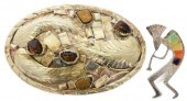 (2) STERLING BELT BUCKLE & KOK
