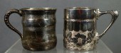 (2) sterling childs mugs, JB &