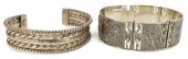 (2) STERLING CUFF & SIAM DANCI