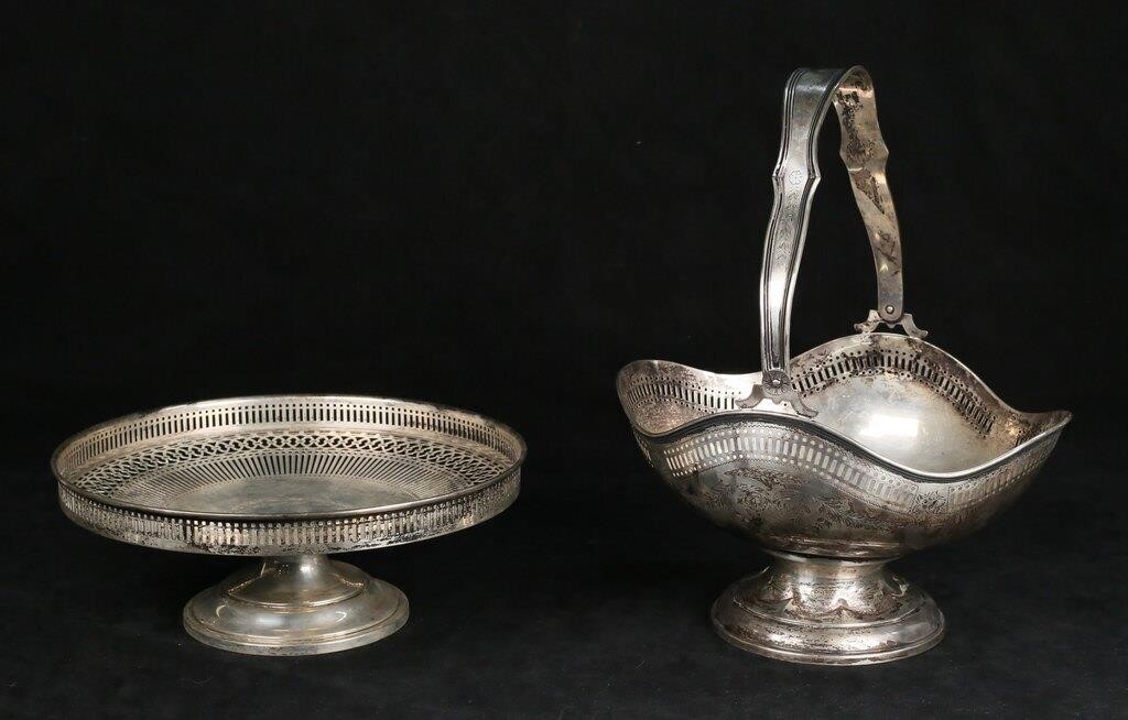 2 STERLING SERVING PIECES WATSON