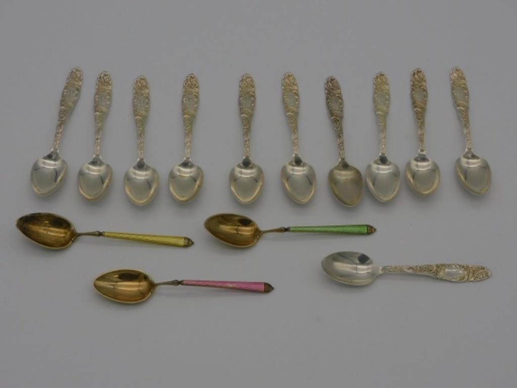 (2) STERLING SILVER DEMITASSE SPOON