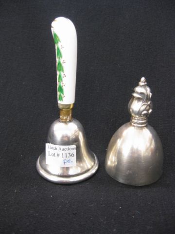 2 Sterling Silver Dinner Bells
