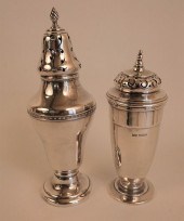 2 STERLING SILVER MUFFINEERSLo